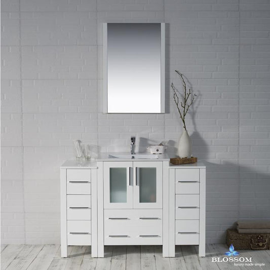 Blossom Sydney 48" w/ Double Side Cabinets - Luxe Bathroom Vanities Luxury Bathroom Fixtures Bathroom Furniture
