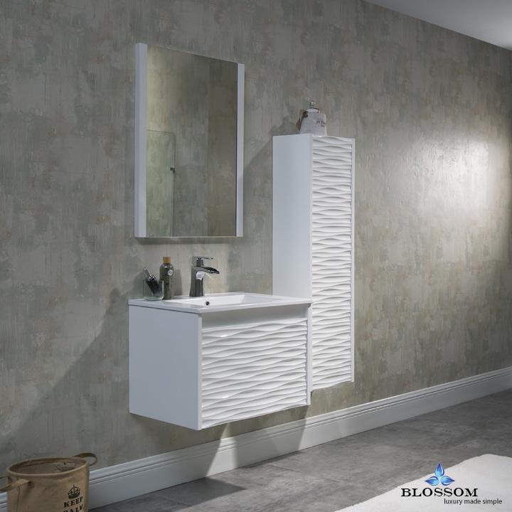 Blossom Paris w/ Side Cabinet - Luxe Bathroom Vanities Luxury Bathroom Fixtures Bathroom Furniture