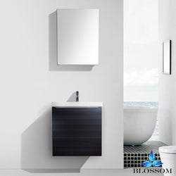 Blossom London 24" w/ Medicine Cabinet - Luxe Bathroom Vanities Luxury Bathroom Fixtures Bathroom Furniture