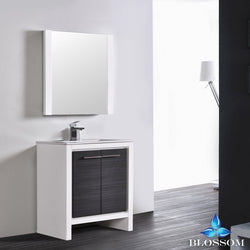 Blossom Milan 30" w/ Mirror - Luxe Bathroom Vanities Luxury Bathroom Fixtures Bathroom Furniture