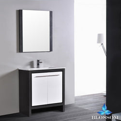 Blossom Milan 30" w/ Mirror - Luxe Bathroom Vanities Luxury Bathroom Fixtures Bathroom Furniture