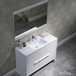 Blossom Milan 48" w/ Mirror - Luxe Bathroom Vanities Luxury Bathroom Fixtures Bathroom Furniture