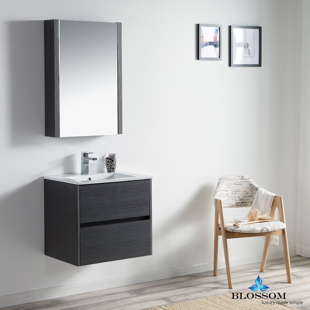 Blossom Valencia 24" w/ Medicine Cabinet - Luxe Bathroom Vanities Luxury Bathroom Fixtures Bathroom Furniture