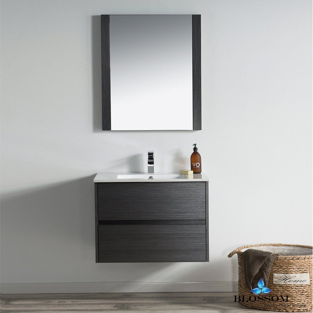 Blossom Valencia 30" w/ Mirror - Luxe Bathroom Vanities Luxury Bathroom Fixtures Bathroom Furniture