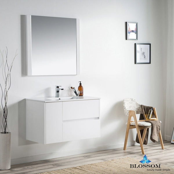 Blossom Valencia 36" w/ Mirror - Luxe Bathroom Vanities Luxury Bathroom Fixtures Bathroom Furniture