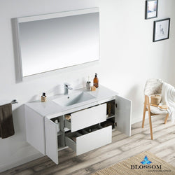 Blossom Valencia 48" Single w/ Mirror - Luxe Bathroom Vanities Luxury Bathroom Fixtures Bathroom Furniture