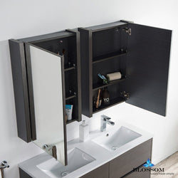 Blossom Valencia 48" Double w/ Medicine Cabinet - Luxe Bathroom Vanities Luxury Bathroom Fixtures Bathroom Furniture