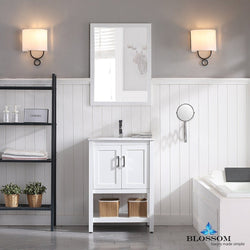 Blossom Lucca 24" w/ Mirror - Luxe Bathroom Vanities Luxury Bathroom Fixtures Bathroom Furniture