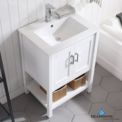 Blossom Lucca 24" w/ Mirror - Luxe Bathroom Vanities Luxury Bathroom Fixtures Bathroom Furniture