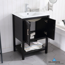 Blossom Lucca 24" w/ Mirror - Luxe Bathroom Vanities Luxury Bathroom Fixtures Bathroom Furniture