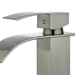 Santiago Single Handle Bathroom Vanity Faucet - Luxe Bathroom Vanities