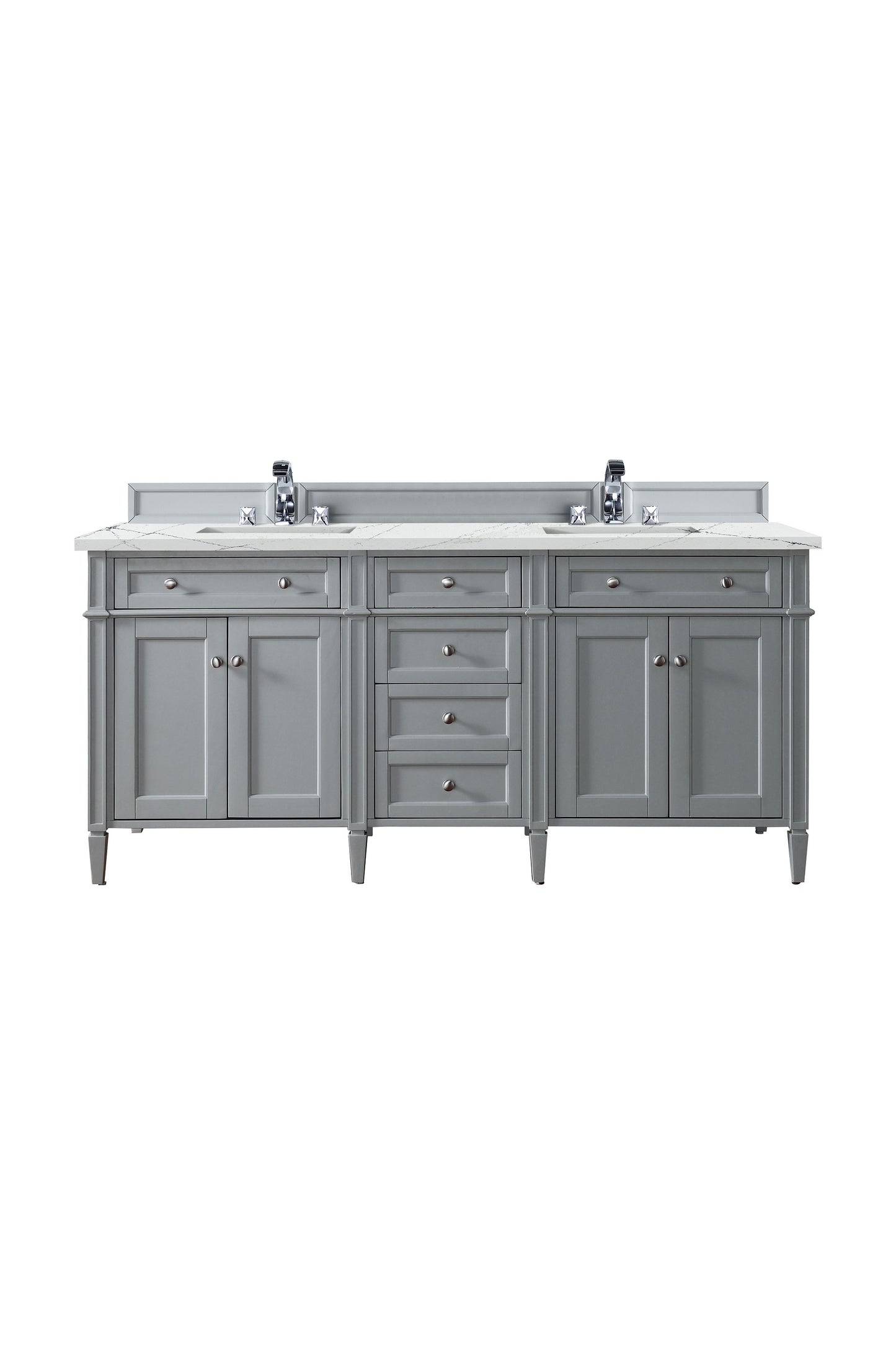 James Martin Brittany 72" Double Vanity W/ 3CM Countertop