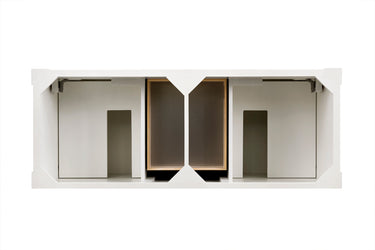 James Martin Brookfield 60" Bright White Double Vanity (Cabinet Only) - Luxe Bathroom Vanities