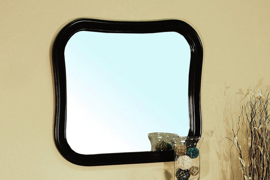 Bellaterra Home Solid wood frame mirror - Luxe Bathroom Vanities