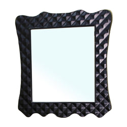 Bellaterra Home Solid wood frame mirror-black - Luxe Bathroom Vanities