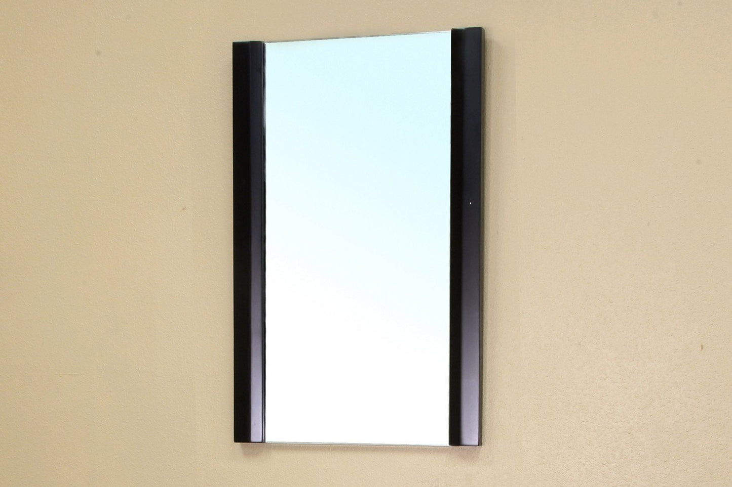 Bellaterra Home Solid wood frame mirror-black - Luxe Bathroom Vanities