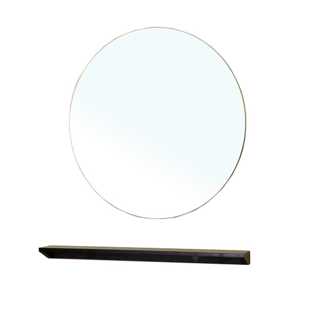 Bellaterra Home 28'' Round Frameless Mirror - Luxe Bathroom Vanities