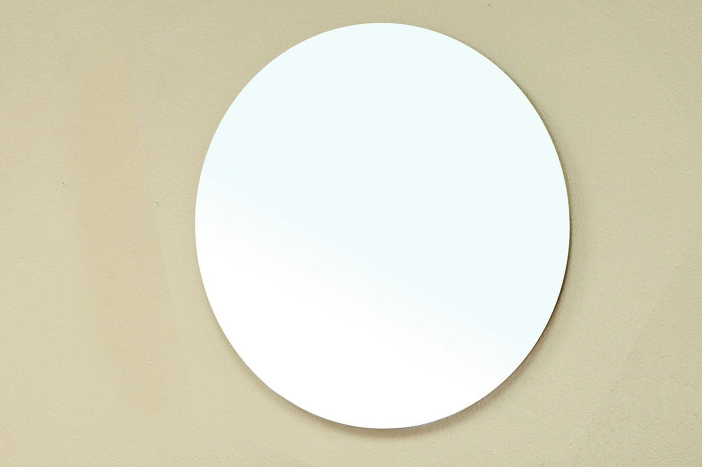 Bellaterra Home 28'' Round Frameless Mirror - Luxe Bathroom Vanities