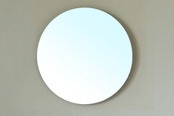 Bellaterra Home 22'' Round Frameless Mirror - Luxe Bathroom Vanities