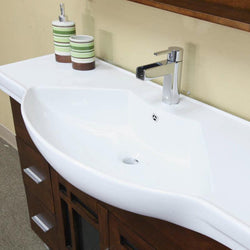 48" In Single Sink Vanity Wood Dark Gray - Luxe Bathroom Vanities