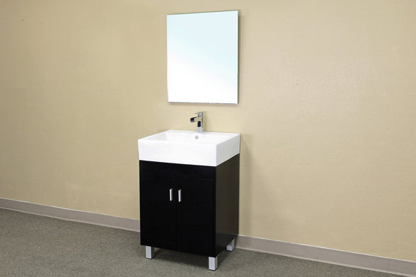 22.8" In Single Sink Vanity Wood Dark Espresso - Luxe Bathroom Vanities
