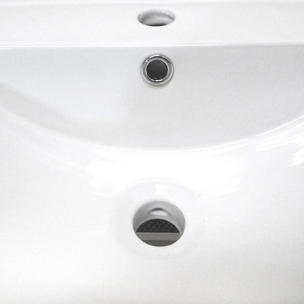 24.4" In Single Wall Mount Style Sink Vanity WoodGunstock - Luxe Bathroom Vanities