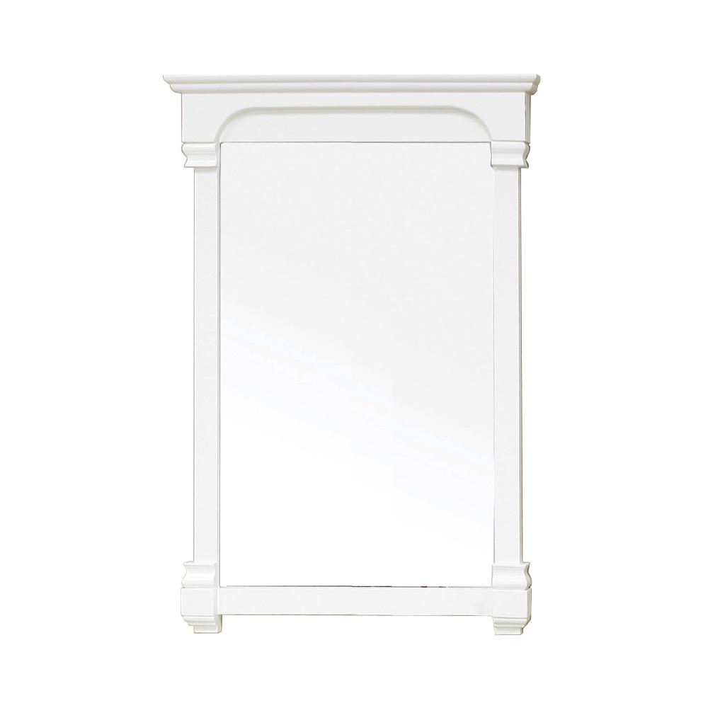 Bellaterra Home 24 in Solid wood frame mirror - Luxe Bathroom Vanities