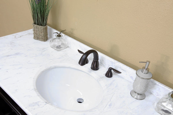 60" In Single Sink Vanity Wood Espresso - Luxe Bathroom Vanities