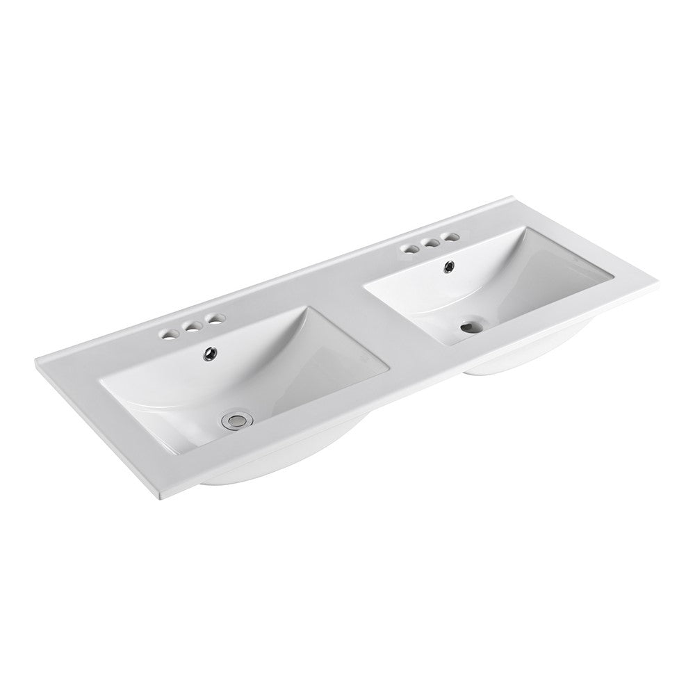 48 in. Double sink Ceramic top - Luxe Bathroom Vanities