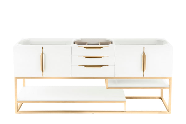 James Martin Columbia 72" Single Vanity (Cabinet Only) - Luxe Bathroom Vanities