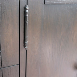 Bellaterra Home 36" Single vanity in Brown Ash finish - cabinet only - Right doors - Luxe Bathroom Vanities