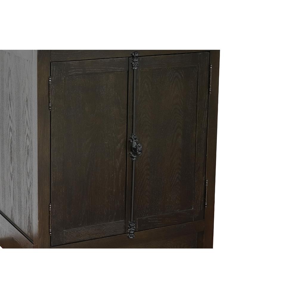 30" Single Vanity In Brown Ash Finish Cabinet Only - Luxe Bathroom Vanities
