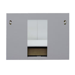 31" Single Wall Mount Vanity In White Finish Top With White Quartz And Rectangle Sink - Luxe Bathroom Vanities