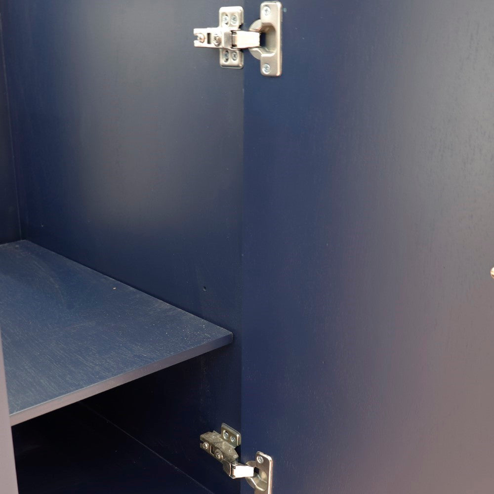 Bellaterra Home 36" Single vanity in White finish- left door- cabinet only - Luxe Bathroom Vanities