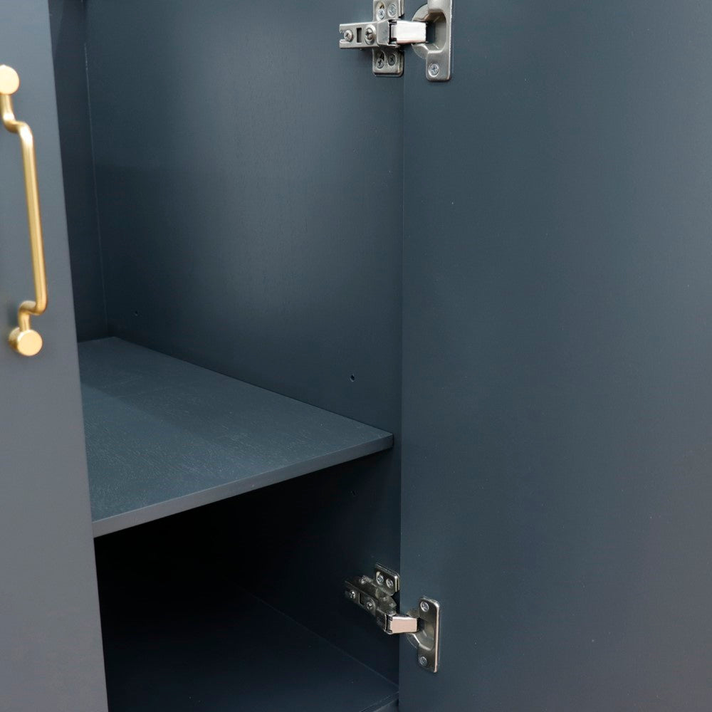 Bellaterra Home 36" Single vanity in White finish- left door- cabinet only - Luxe Bathroom Vanities