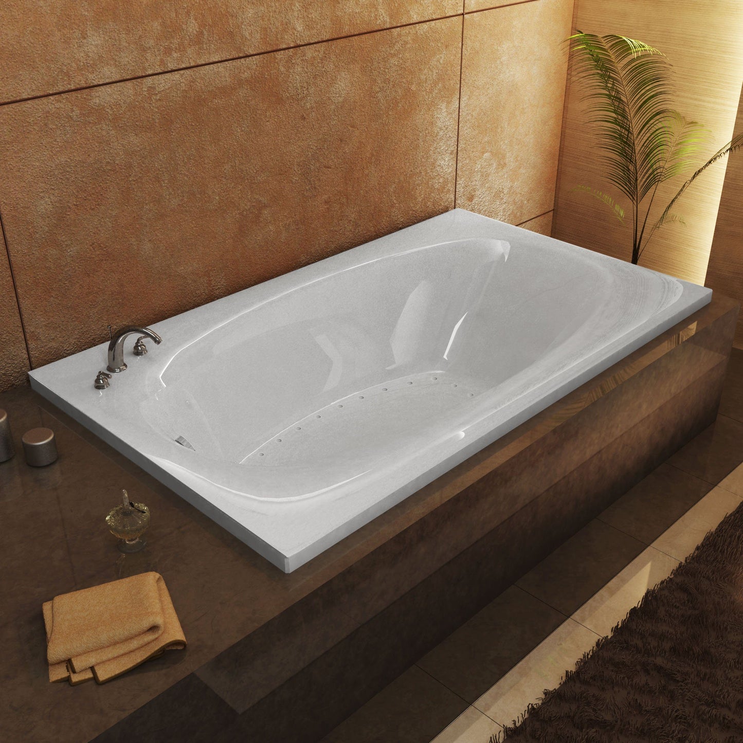 Atlantis Whirlpools Polaris 42 x 72 Rectangular Air Jetted Bathtub - Luxe Bathroom Vanities Luxury Bathroom Fixtures Bathroom Furniture