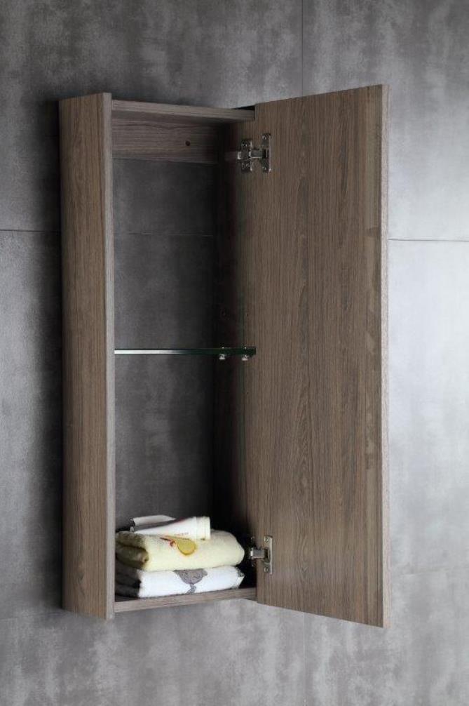 Bellaterra Home 48 in. Wood framed mirror with cabinet - Luxe Bathroom Vanities