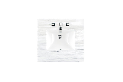 James Martin 26" Single Top, 3 CM Arctic Fall Solid Surface - Luxe Bathroom Vanities Luxury Bathroom Fixtures Bathroom Furniture