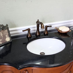 48" In Single Sink Vanity Wood Light Walnut - Luxe Bathroom Vanities