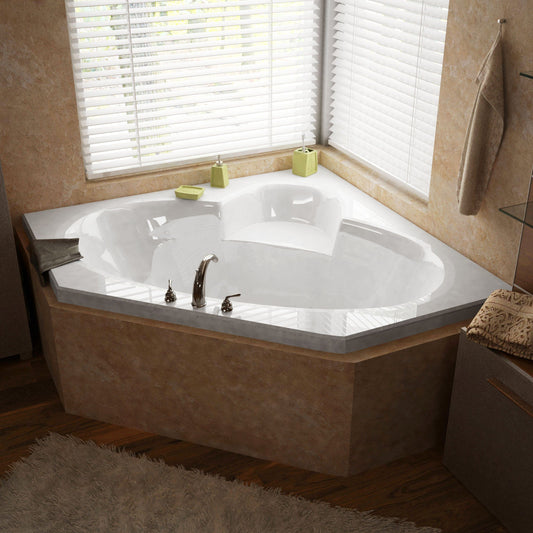 Atlantis Whirlpools Sublime 60 x 60 Corner Soaking Bathtub - Luxe Bathroom Vanities Luxury Bathroom Fixtures Bathroom Furniture