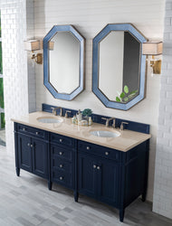 James Martin Brittany 72" Double Vanity - Luxe Bathroom Vanities Luxury Bathroom Fixtures Bathroom Furniture