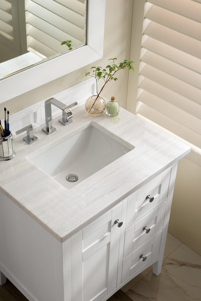 James Martin Palisades 30" Single Vanity with 3 CM Countertop - Luxe Bathroom Vanities