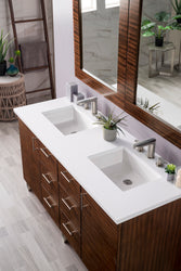 James Martin Metropolitan 60" Double Vanity with 3 CM Countertop - Luxe Bathroom Vanities