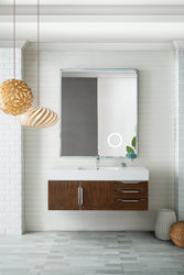 James Martin Mercer Island 48" Single Vanity with Glossy Composite Top - Luxe Bathroom Vanities