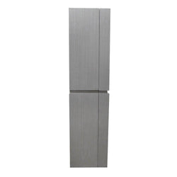 Bellaterra Home Wall Mount Linen Cabinet- Gray - Luxe Bathroom Vanities