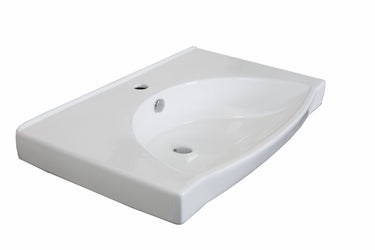 27.5" In Single Sink Vanity Wood Gray - Luxe Bathroom Vanities