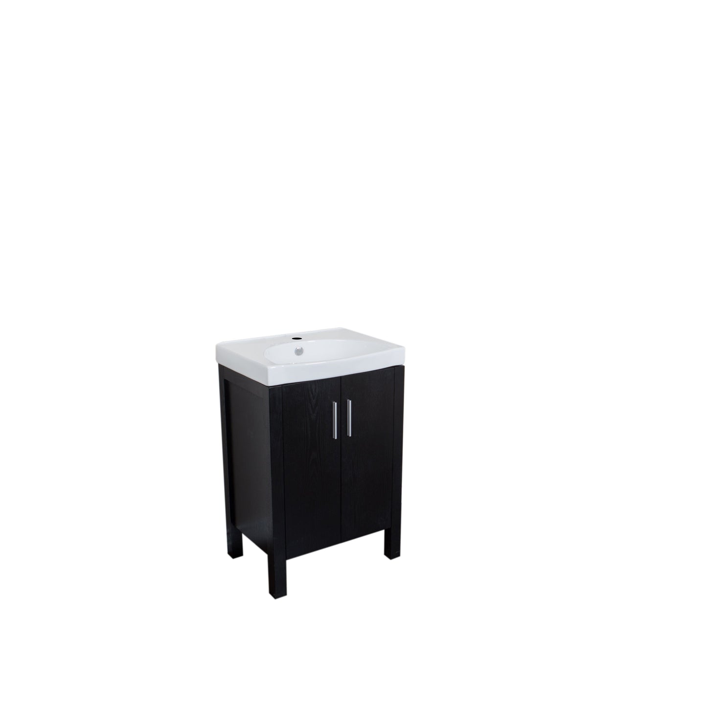 23.8" In Single Sink Vanity Black - Luxe Bathroom Vanities