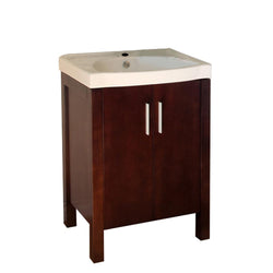 23.8" In Single Sink Vanity Black - Luxe Bathroom Vanities