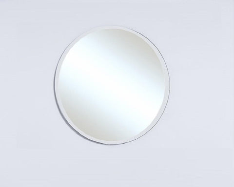 Bellaterra Home 27'' Round Frameless Mirror - Luxe Bathroom Vanities