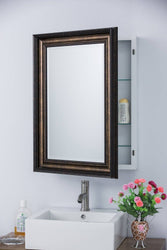 Bellaterra Home Mirrored Medicine Cabinet - Luxe Bathroom Vanities